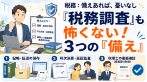 税務:備えあれば、憂いなし 「税務調査」も怖くない!3つの「備え」