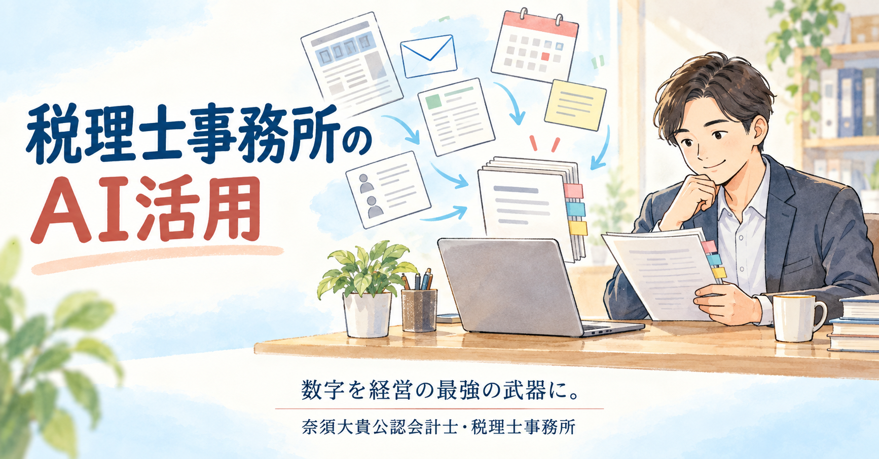 税理士事務所でAIをどう活用している？情報収集から面談記録まで、私が実践していること